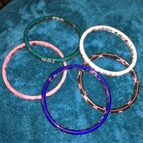 Bundle of Bangle Bracelets (Set of 5) - Picture 7 of 10